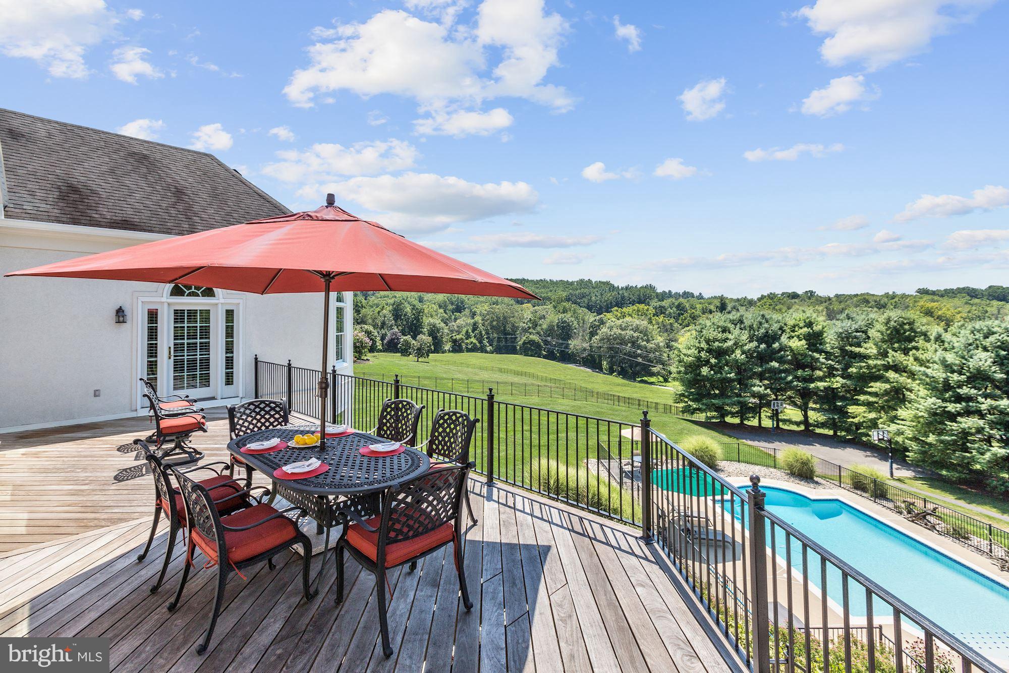 3617 Black Walnut Lane Glenwood, MD 21738 - Photo 53 of 83 Family Rm Door & Deck Overlooking Pool