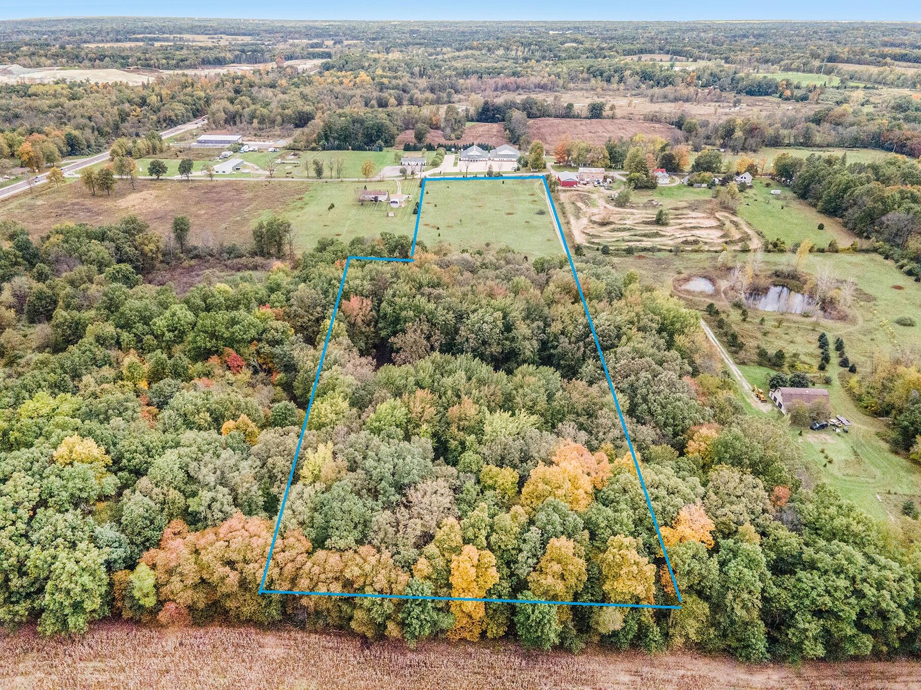 0 Reed Road Clarklake, MI 49234 - Photo 2 of 12 13.18 Acres back view