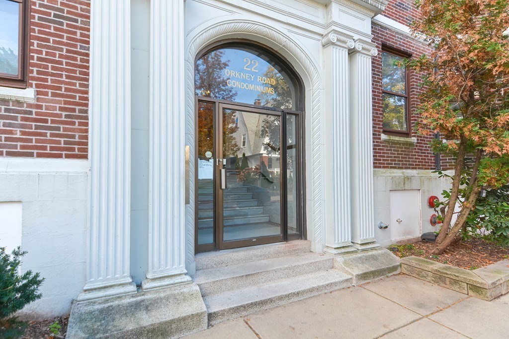 22 Orkney Road, Unit 5 Boston, MA 02135 - Photo 3 of 42 a view of entrance door of the house