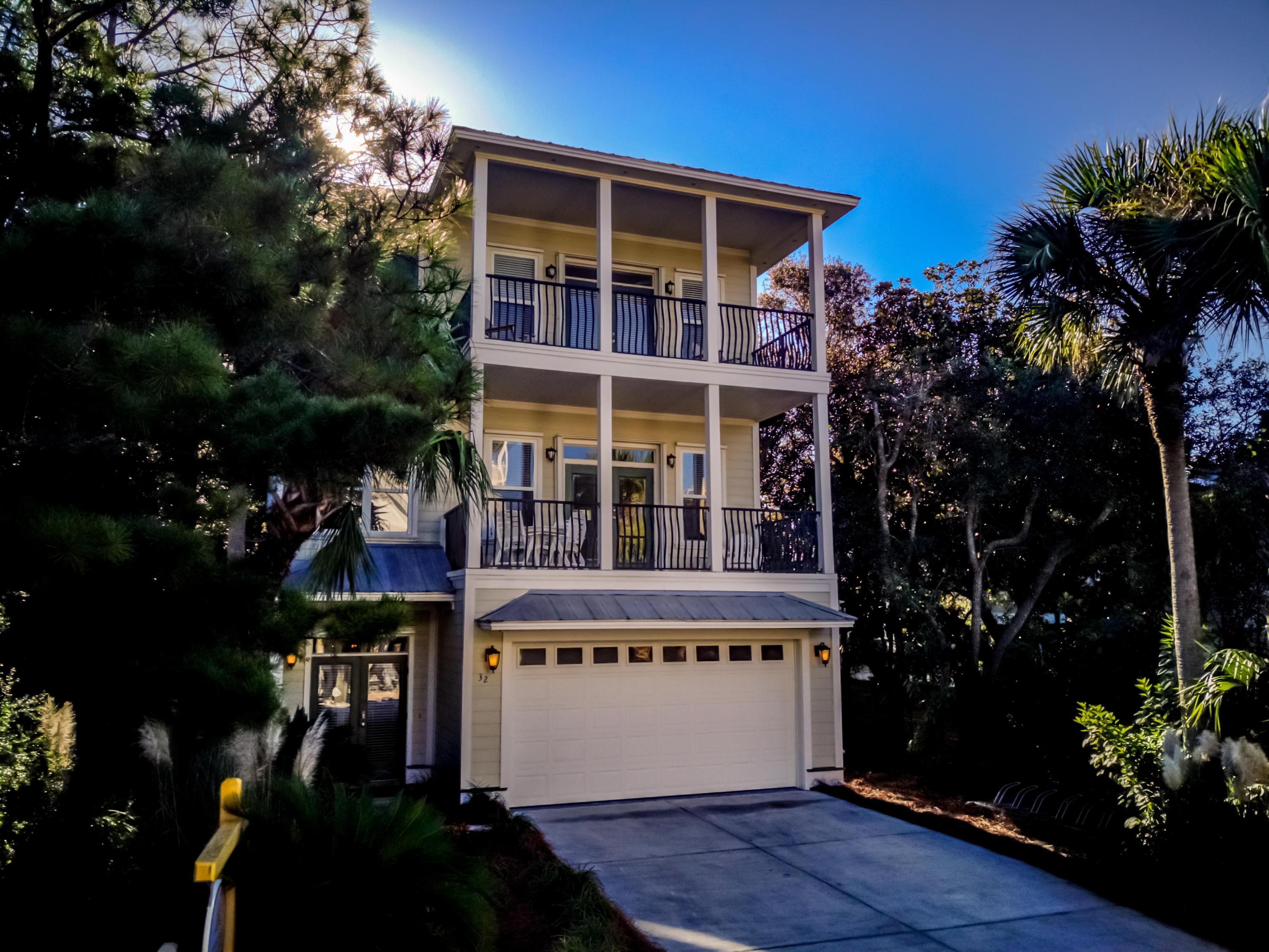 32 Hickory Street Santa Rosa Beach, FL 32459 - Photo 9 of 43 front view of house with a yard