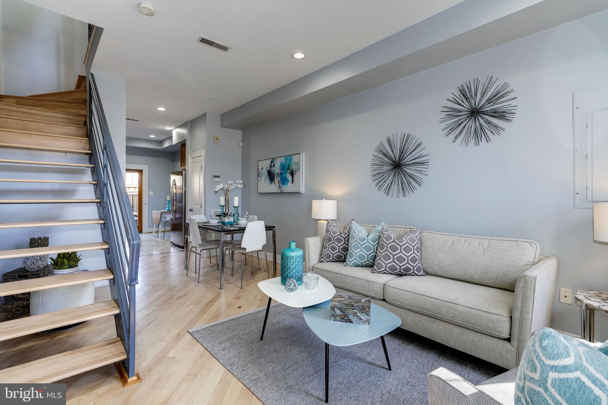 1623 New Jersey Avenue Northwest Washington, DC 20001 - Photo 21 of 22 Open floor plan, newly refinished hardwood floors.