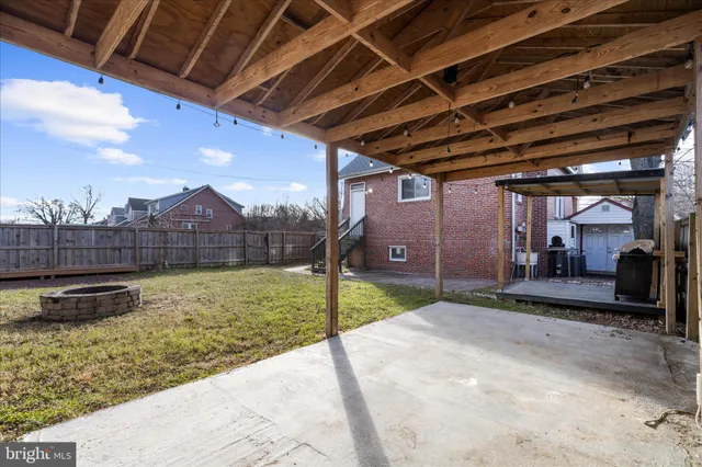 a view of a balcony with an outdoor space