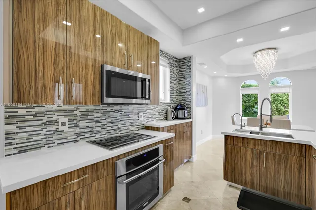 a room with furniture and a flat screen tv