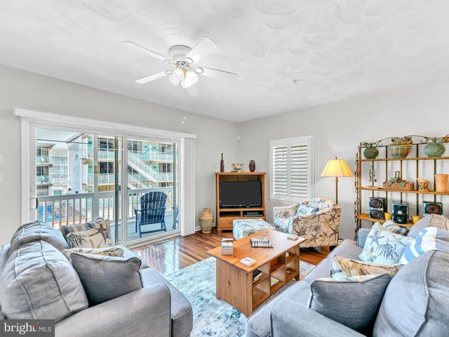 a view of a yard with plants and trees