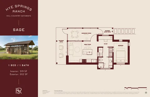 a view of a big room with wooden fence