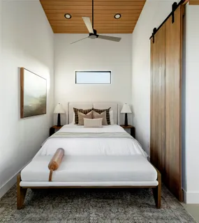 a bathroom with a double vanity sink and mirror