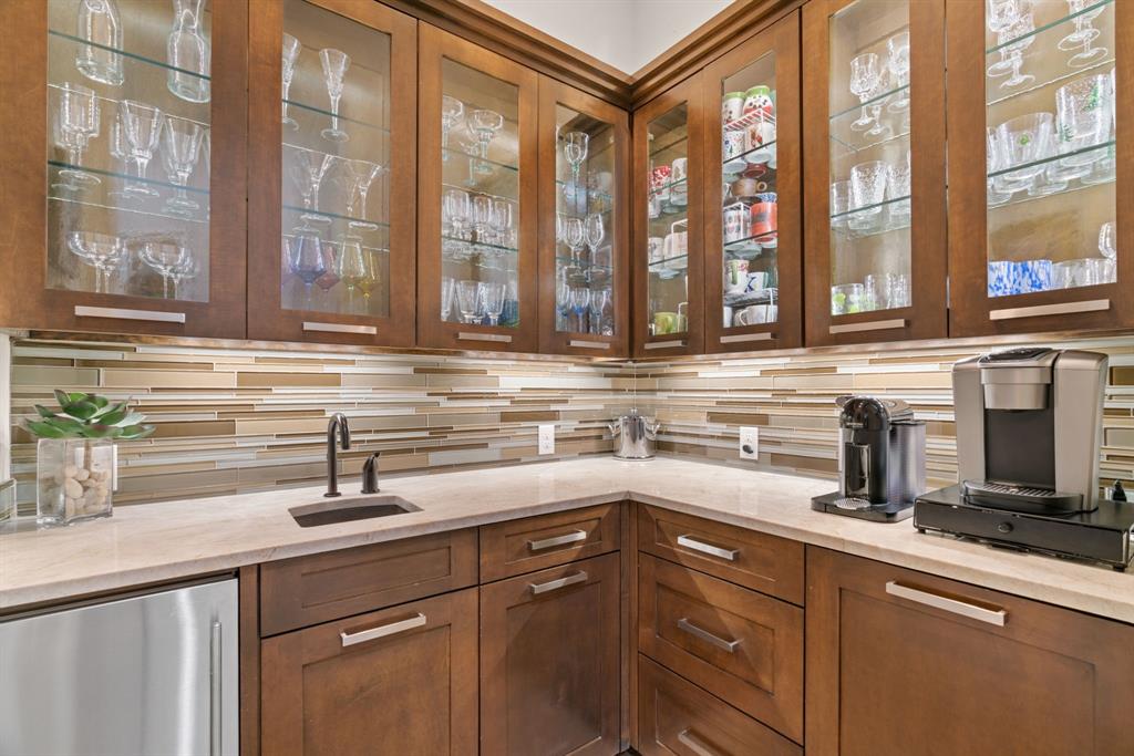 1908 Point De Vue Flower Mound, TX 75022 - Photo 13 of 40 a kitchen with a sink and large window
