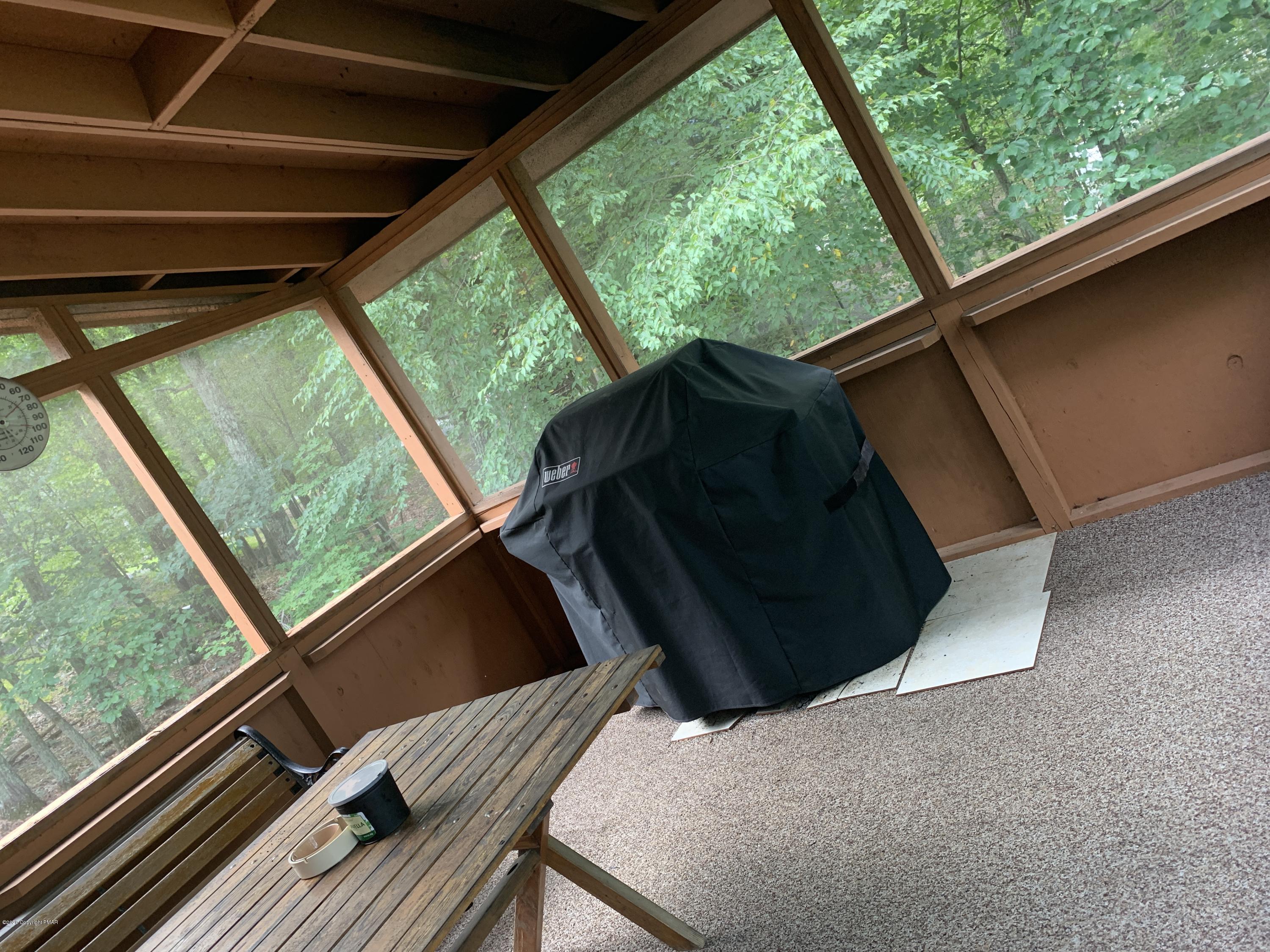 1108 Hampstead Road Bushkill, PA 18324 - Photo 33 of 34 a view of balcony with wooden floor