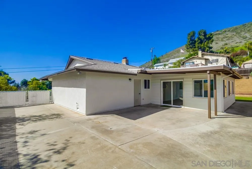 8174 Sunset Road Lakeside, CA 92040 - Photo 34 of 46 a view of a house with a patio