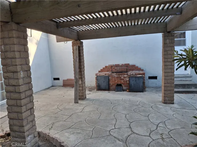 a view of a couches in the patio