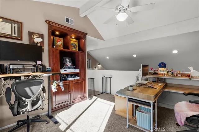 a room with storage and utility