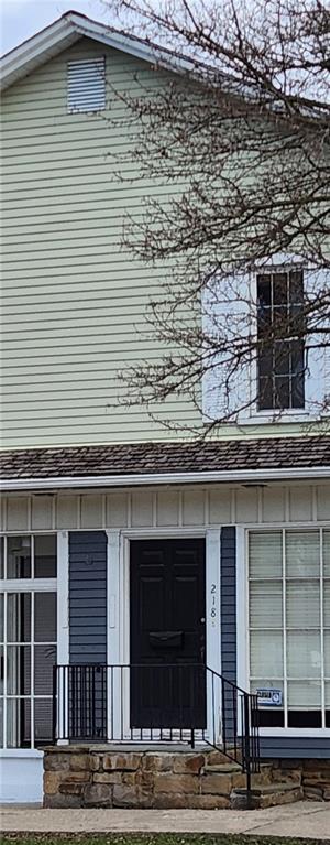 a view of a house with a window