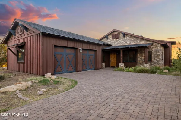a house view with a outdoor space