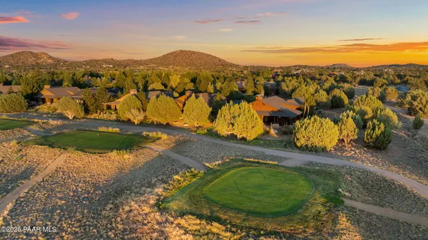 a front view of a house with patio