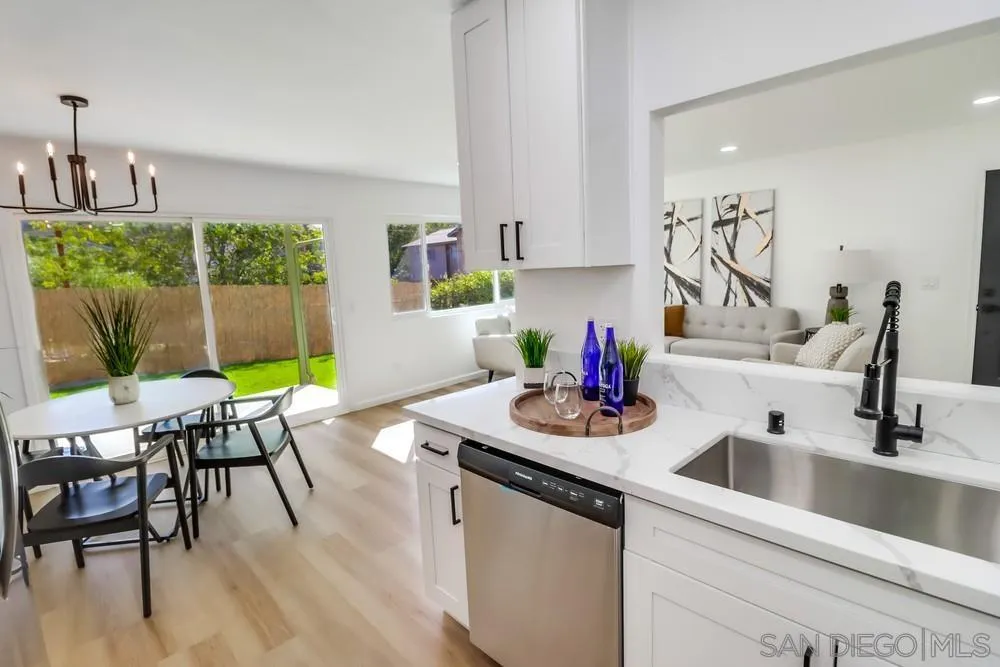 2821-25 Rosedale Way Spring Valley, CA 91977 - Photo 17 of 72 a kitchen with a table chairs and a dining table