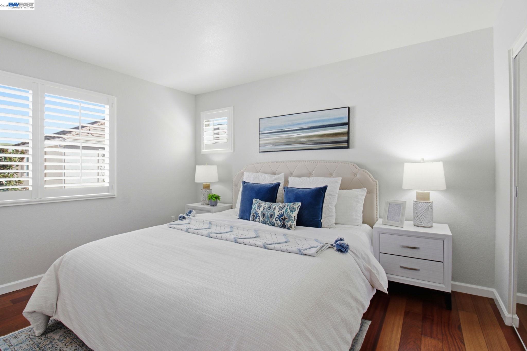 672 Greylyn Drive San Ramon, CA 94583 - Photo 17 of 35 a bedroom with a bed and a large window