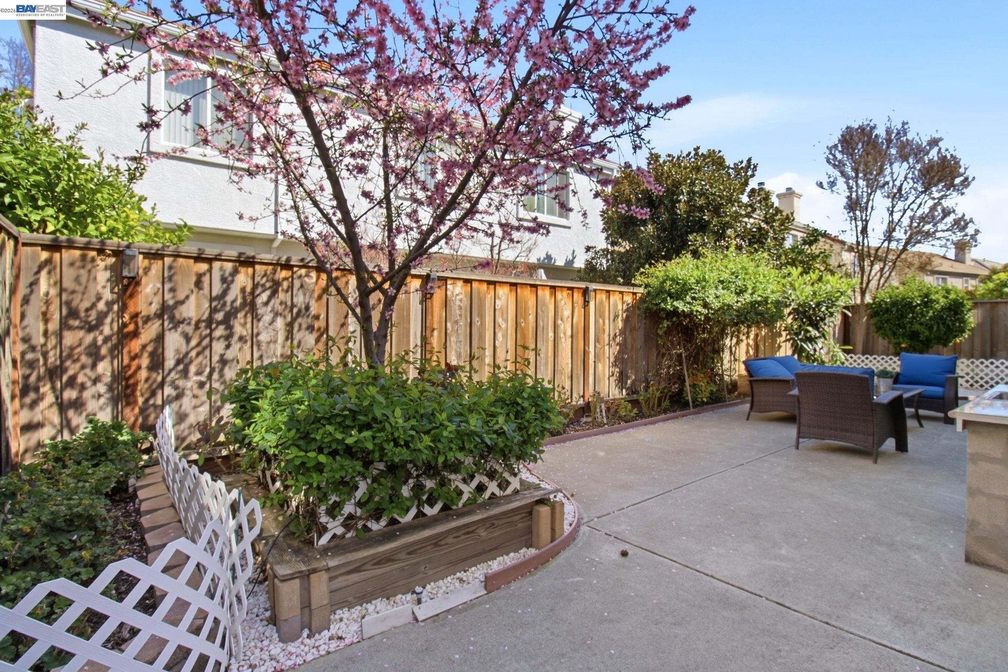 672 Greylyn Drive San Ramon, CA 94583 - Photo 33 of 35 a backyard of a house with lots of green space and fountain