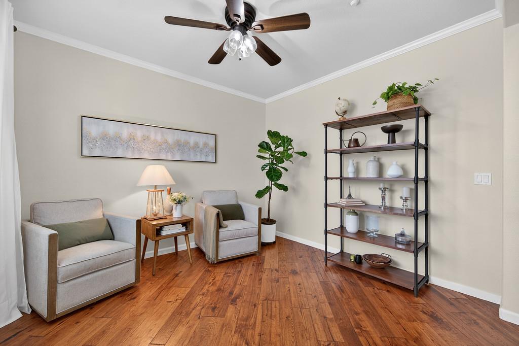 5409 Mill Water Circle Rancho Cordova, CA 95742 - Photo 8 of 48 a living room with furniture and wooden floor