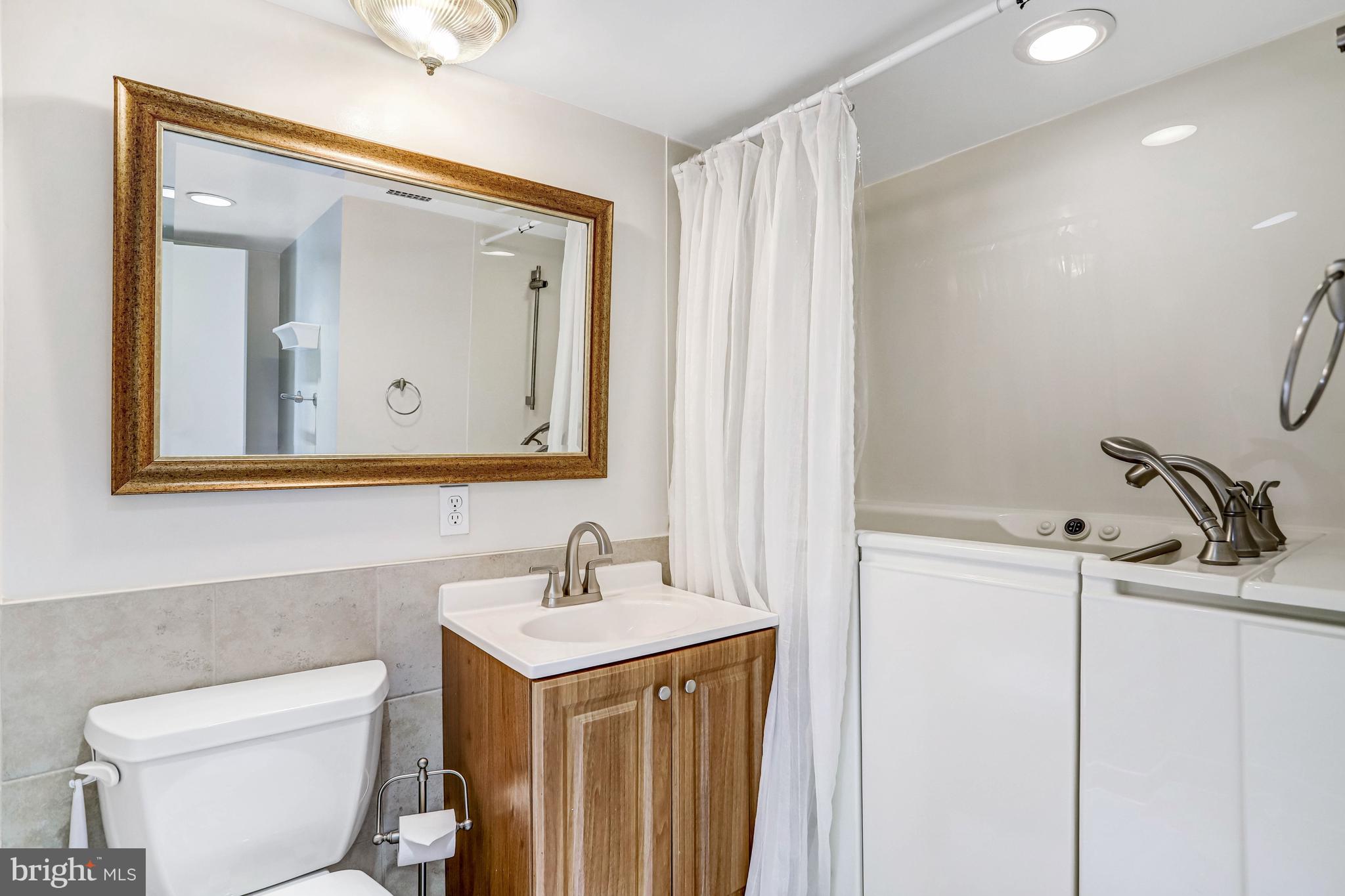 240 M Street Southwest, Unit E214 Washington, DC 20024 - Photo 27 of 32 Bathroom with walk-in tub and shower