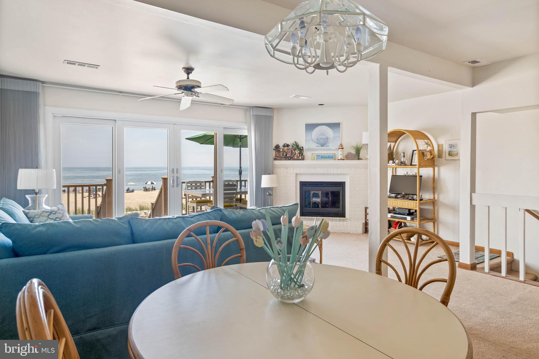 29155 Ocean Road, Unit 4 Bethany Beach, DE 19930 - Photo 17 of 63 Dining/Living - so much light!