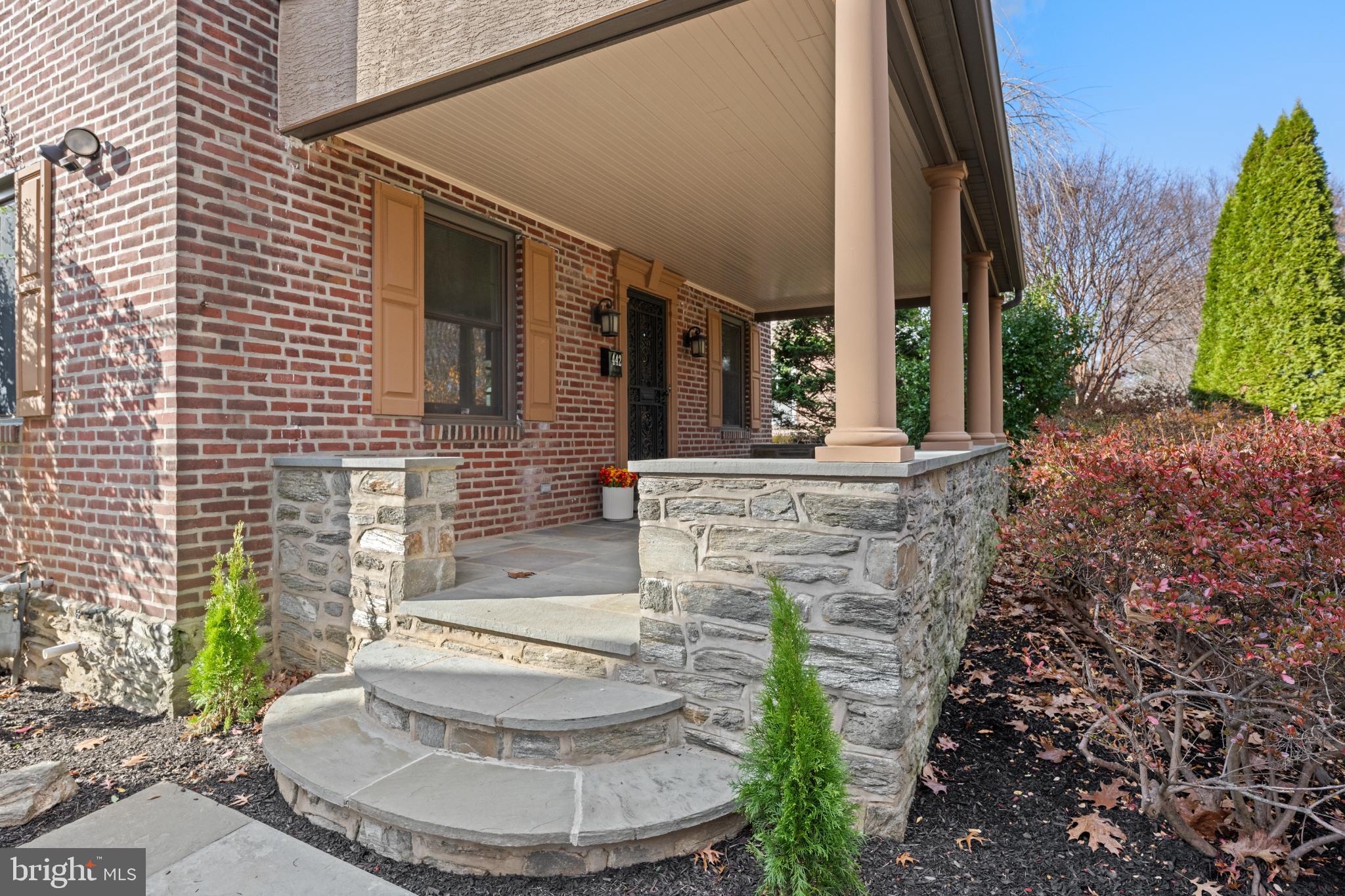 442 East Spring Avenue Ardmore, PA 19003 - Photo 17 of 72 Charming entryway with stone accents.