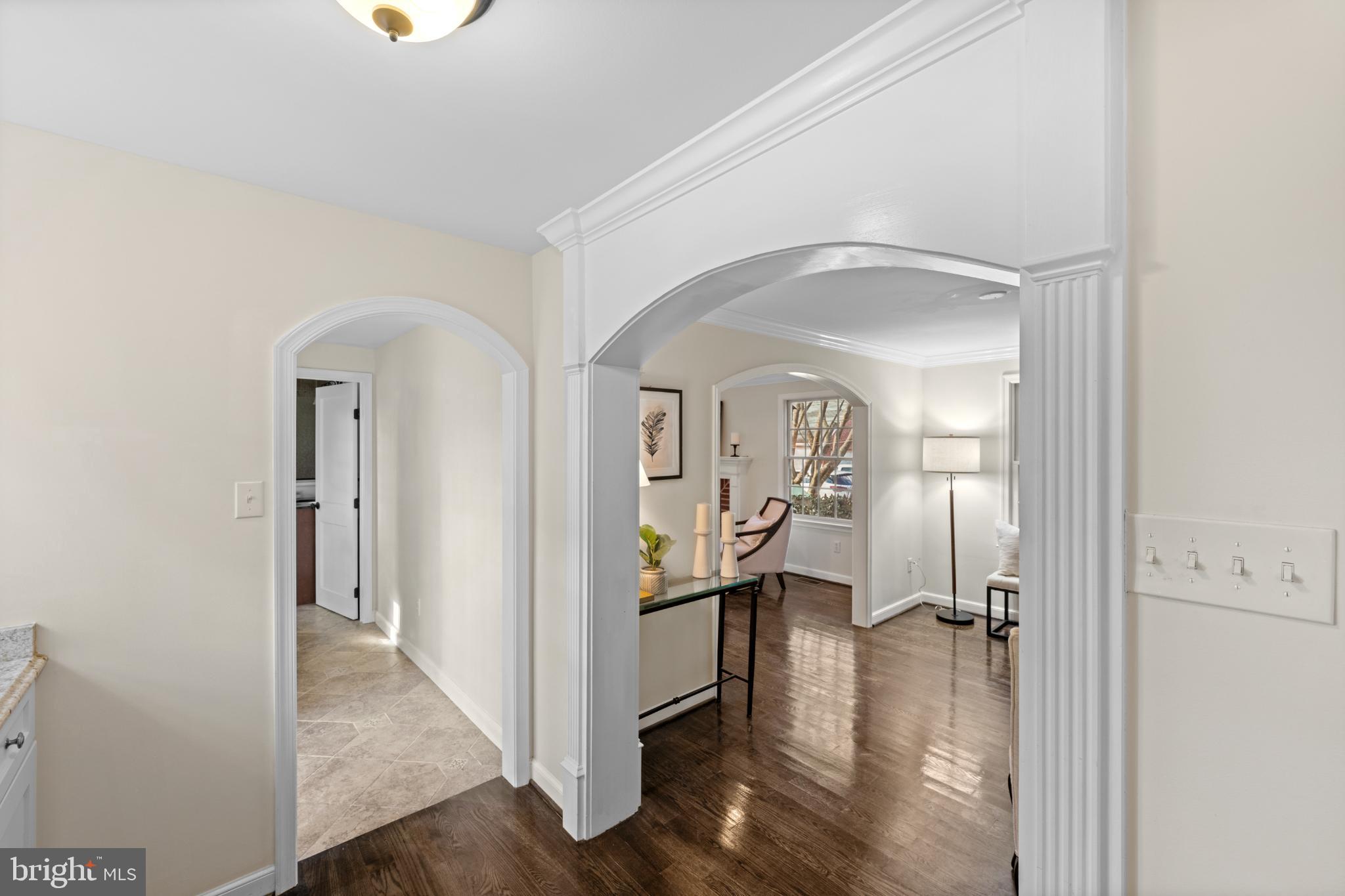 442 East Spring Avenue Ardmore, PA 19003 - Photo 30 of 72 Inviting entryway with elegant arches.