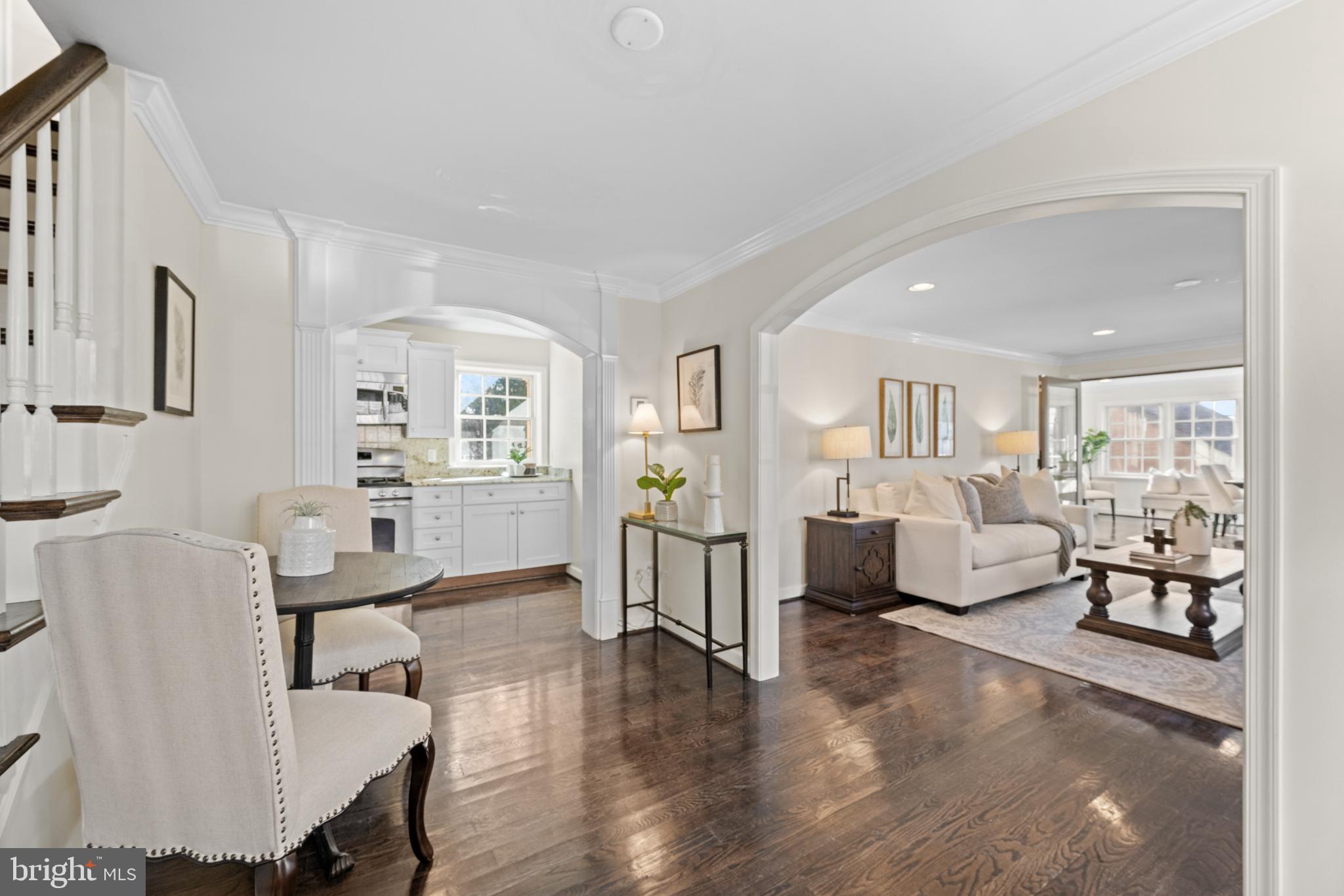 442 East Spring Avenue Ardmore, PA 19003 - Photo 34 of 72 Inviting open space with elegant arches.