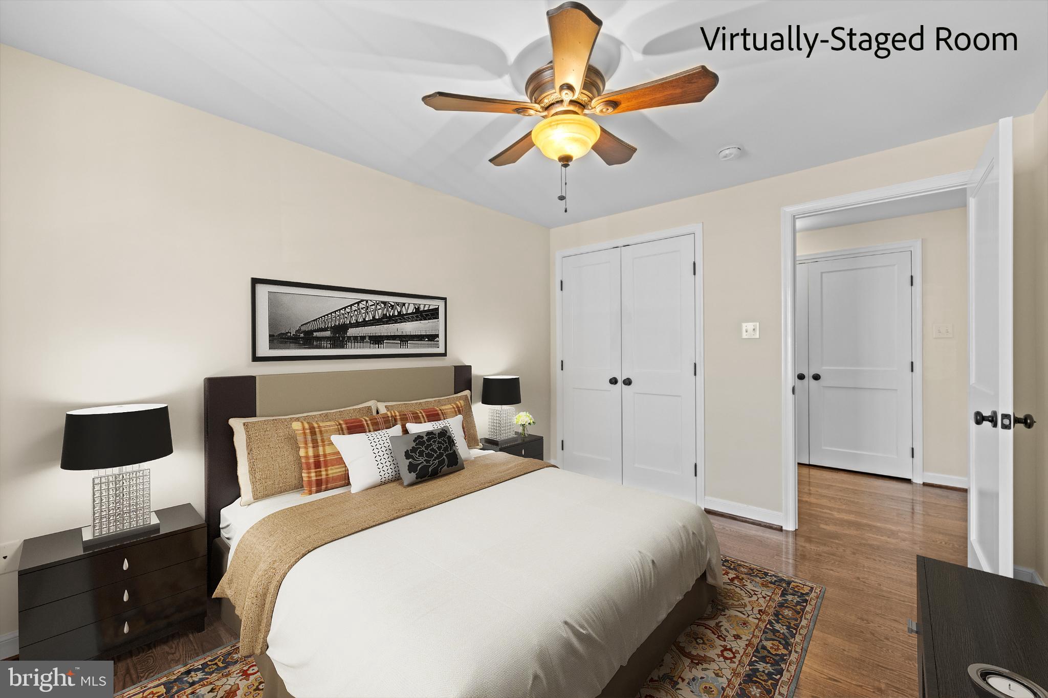 442 East Spring Avenue Ardmore, PA 19003 - Photo 61 of 72 Cozy bedroom with modern charm and light.