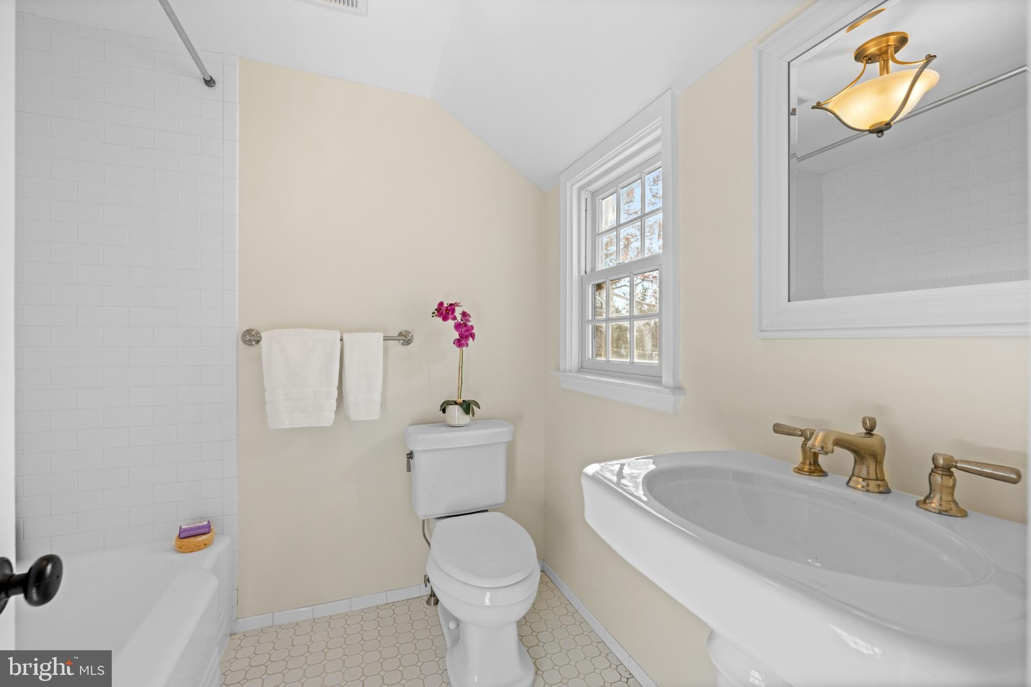 442 East Spring Avenue Ardmore, PA 19003 - Photo 62 of 72 Bright and airy bathroom with elegant fixtures.