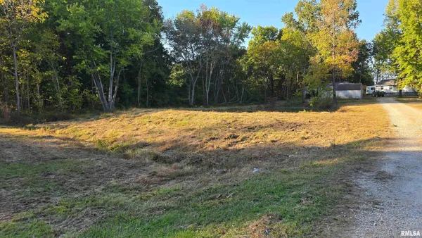 a view of back yard of the house
