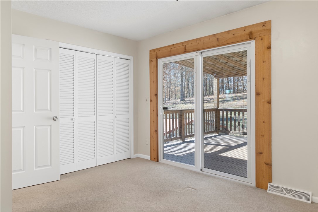 853 Pickett Post Road Walhalla, SC 29691 - Photo 17 of 23 Main bedroom with patio door exit onto deck