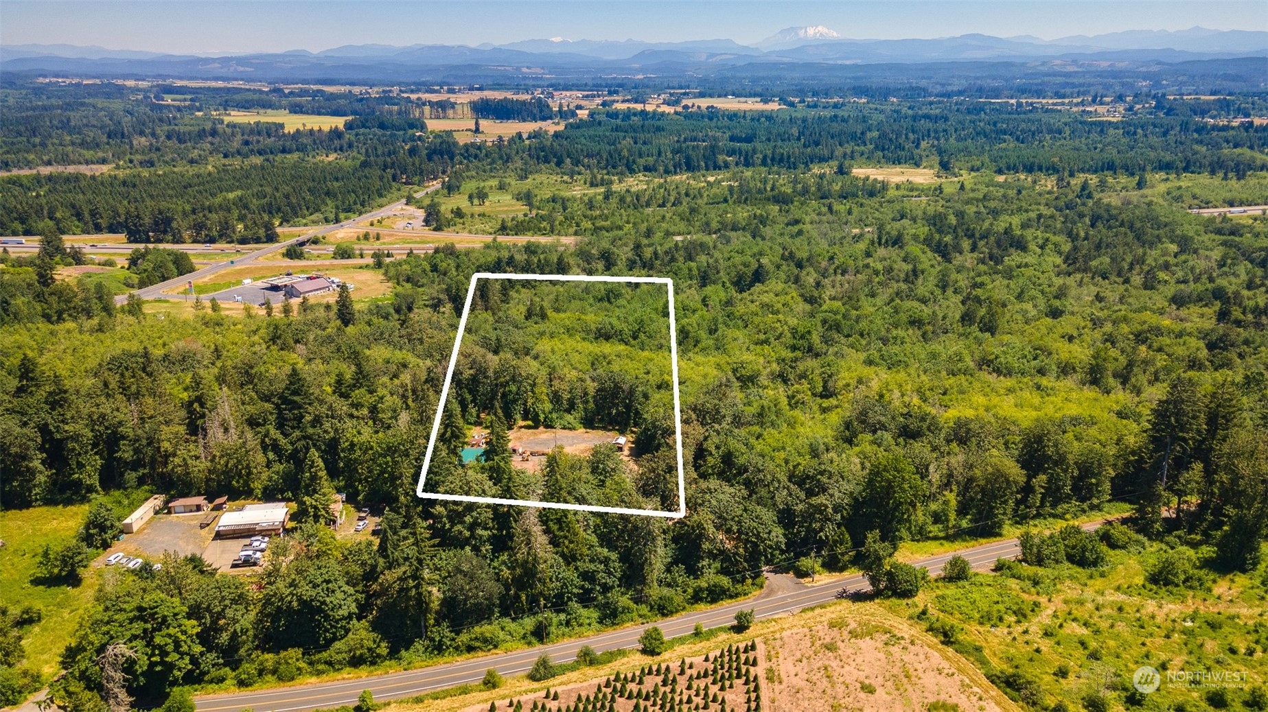 149 Knowles Road Winlock, WA 98596 - Photo 26 of 38 a view of a lake with a mountain