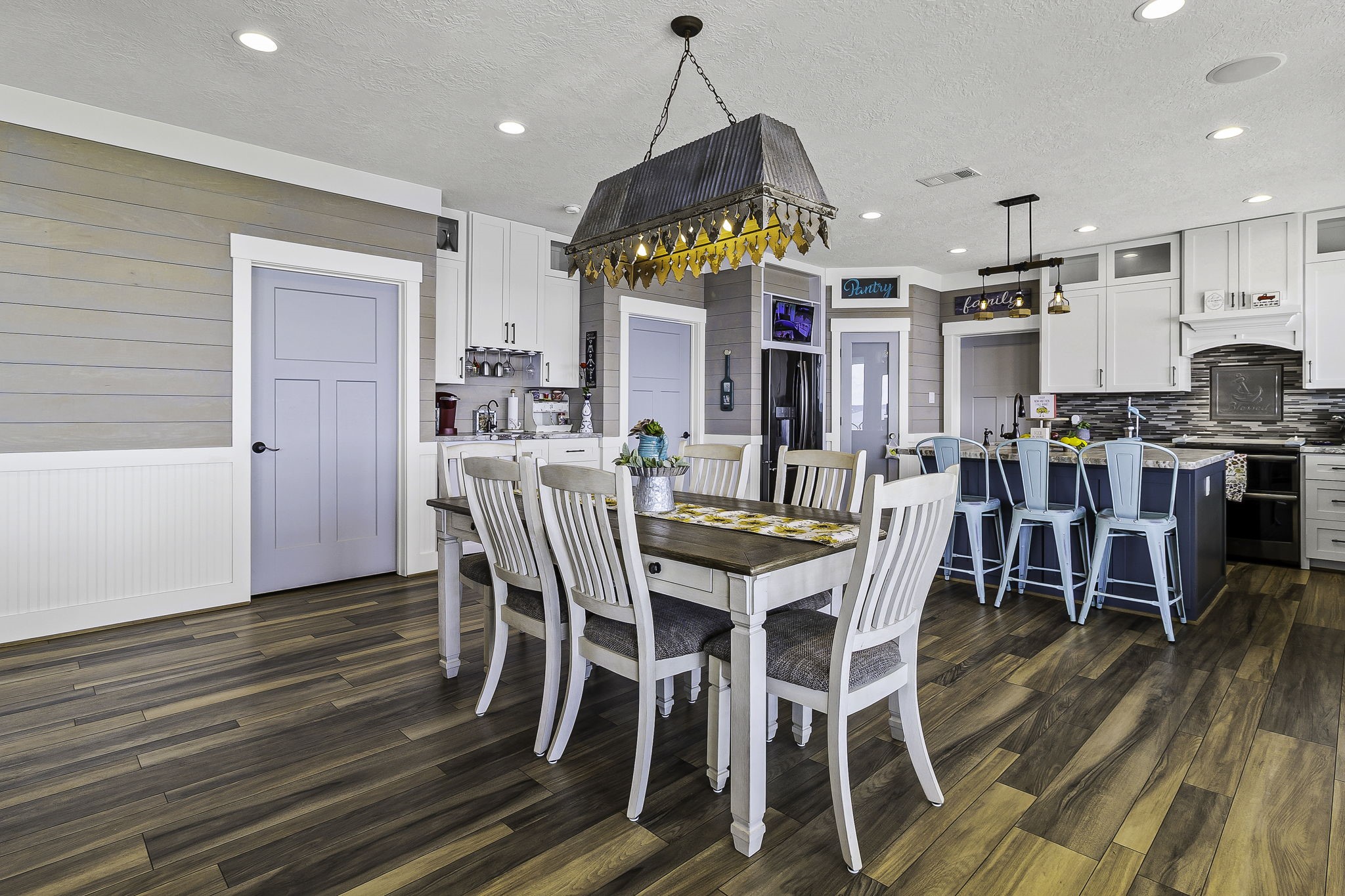 151 Key Largo Loop Point Blank, TX 77364 - Photo 8 of 49 Thoughtfully designed kitchen and dining area feature custom cabinetry expansive workspace, and abundant seating for entertaining.