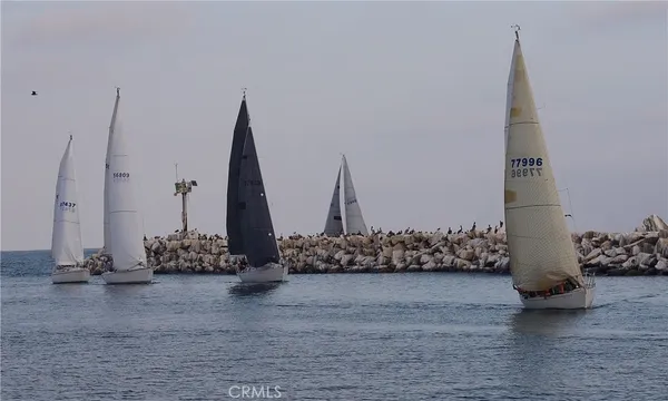 a view of an ocean and beach
