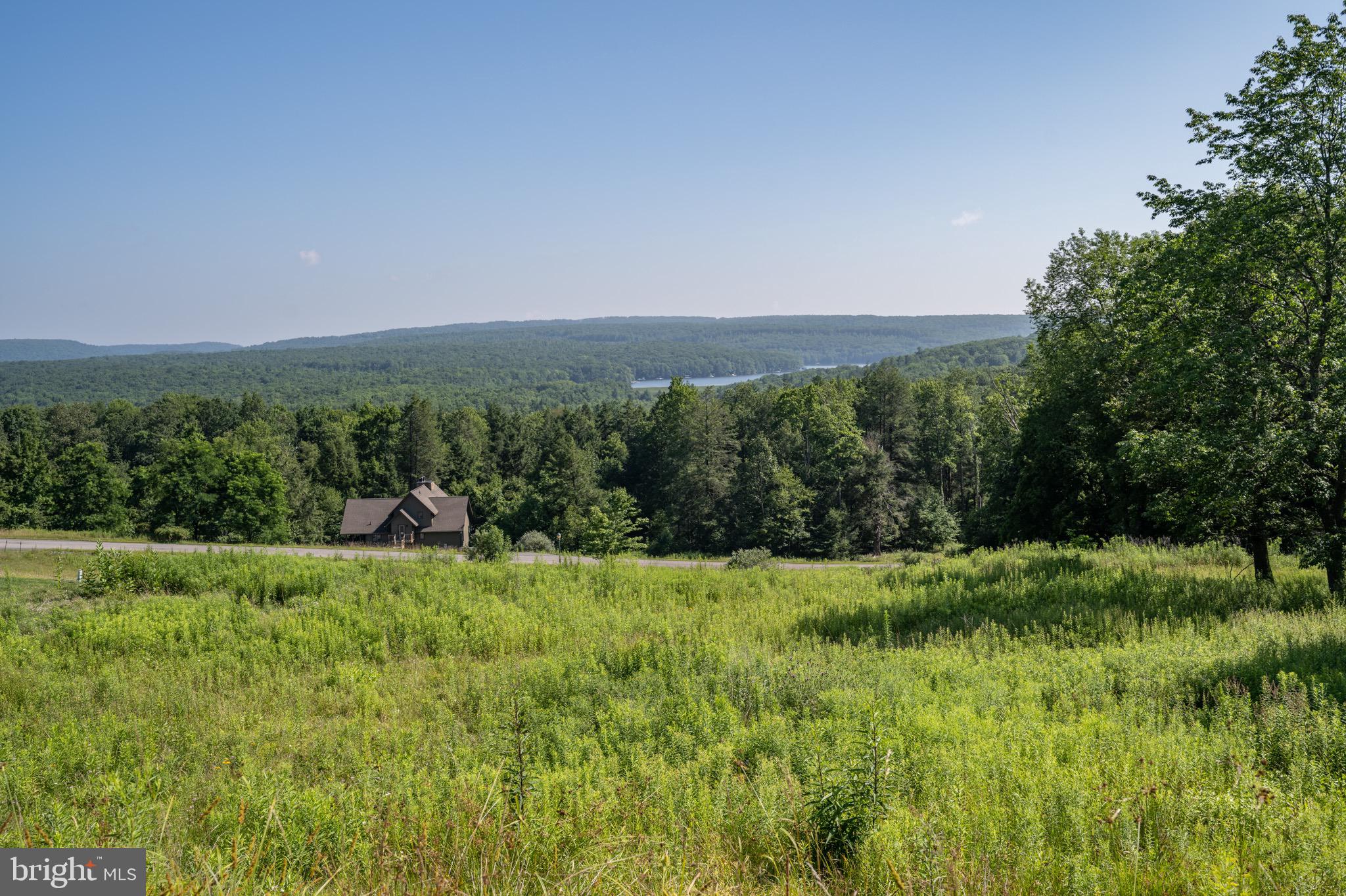 Lot 13 Bray Run Road Oakland, MD 21550 - Photo 17 of 23 a view of a lush green outdoor space with a house in the background