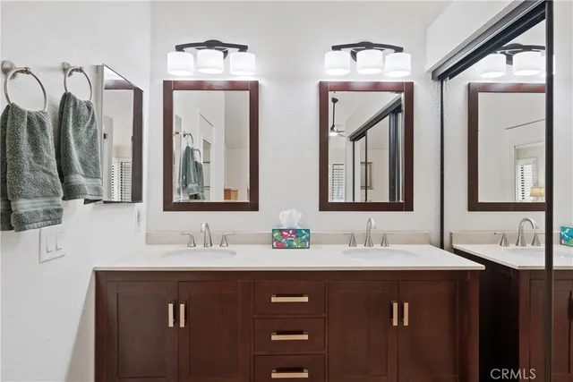 a view of a street with sitting area