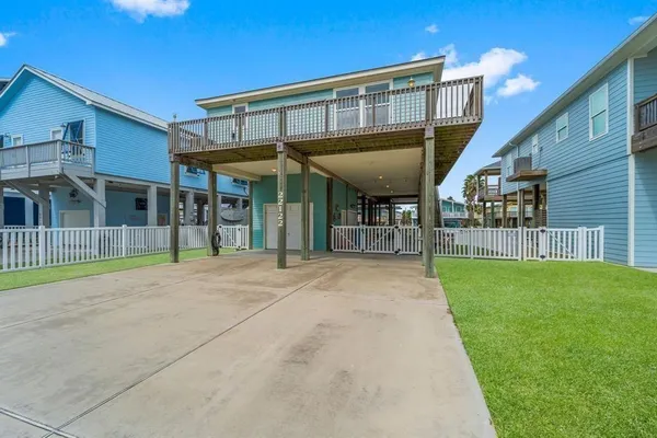 a view of a house with a patio
