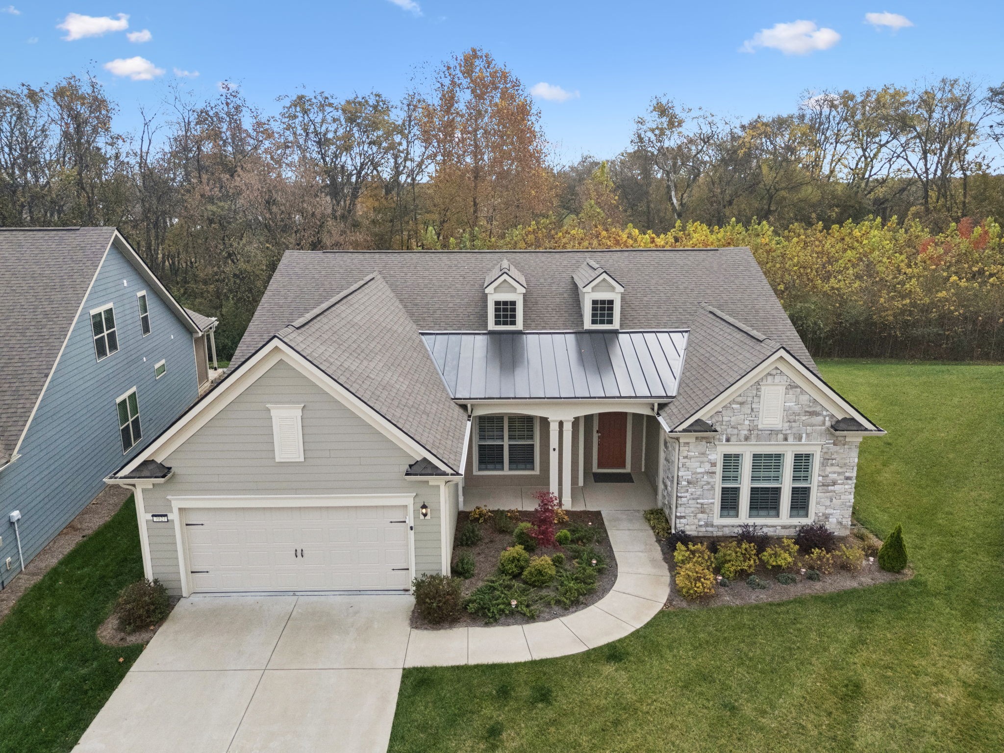 7027 Hickman Way Spring Hill, TN 37174 - Photo 55 of 61 a aerial view of a house next to a yard
