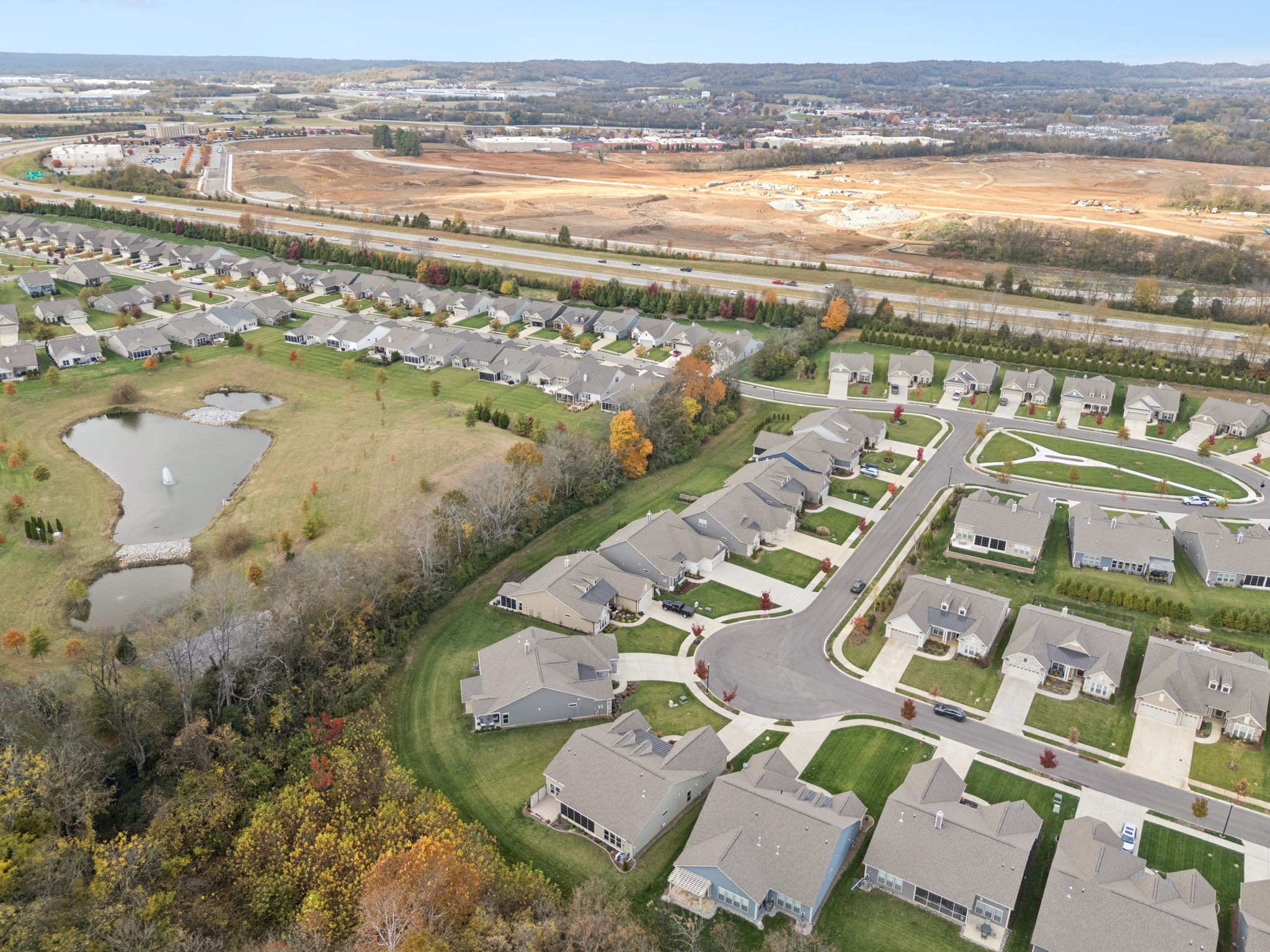 7027 Hickman Way Spring Hill, TN 37174 - Photo 61 of 61 an aerial view of residential houses with outdoor space