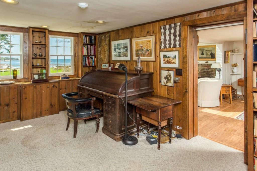 11 Salt Pond Road Southport, ME 04576 - Photo 19 of 33 The study, with built-in bookcases...