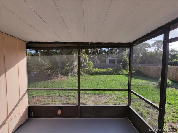 a view of a room with window