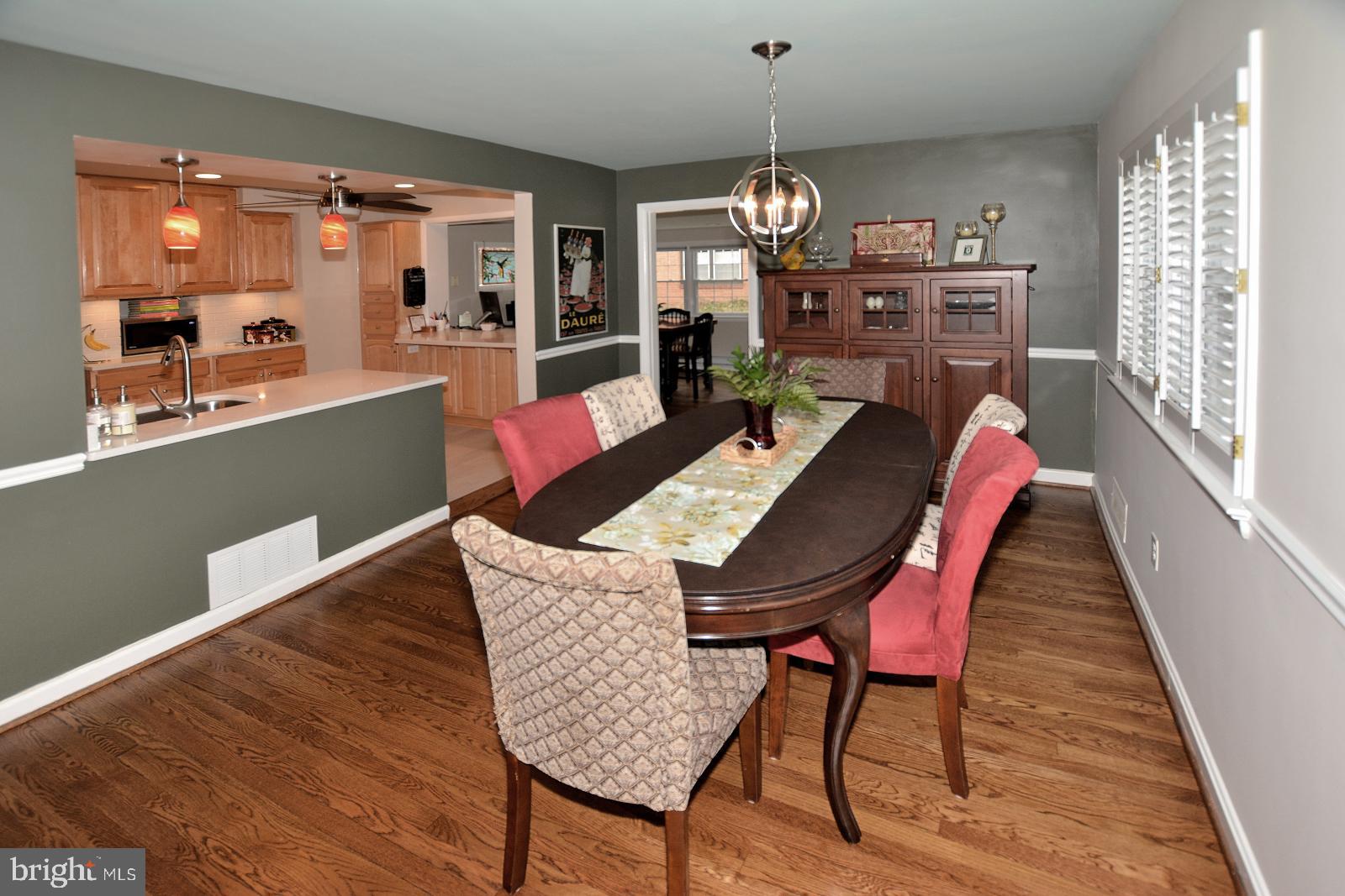1129 Cameron Road Alexandria, VA 22308 - Photo 13 of 37 Formal Dining Room with Hardwoods