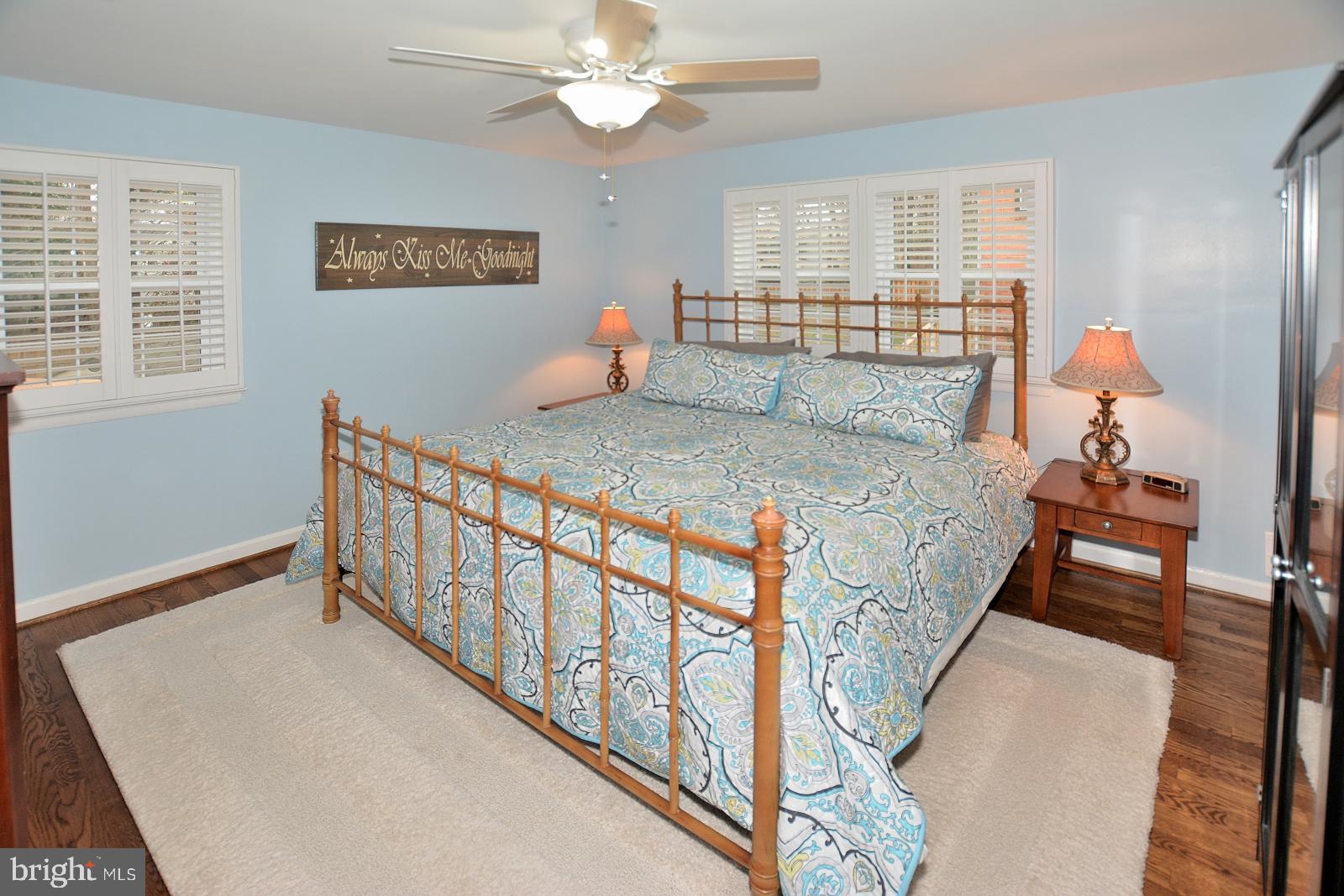 1129 Cameron Road Alexandria, VA 22308 - Photo 19 of 37 Primary Bedroom with Ceiling Fan