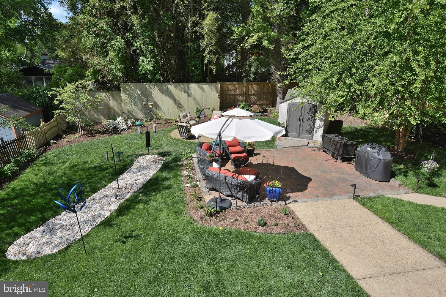 1129 Cameron Road Alexandria, VA 22308 - Photo 34 of 37 Gorgeous Landscaped Backyard
