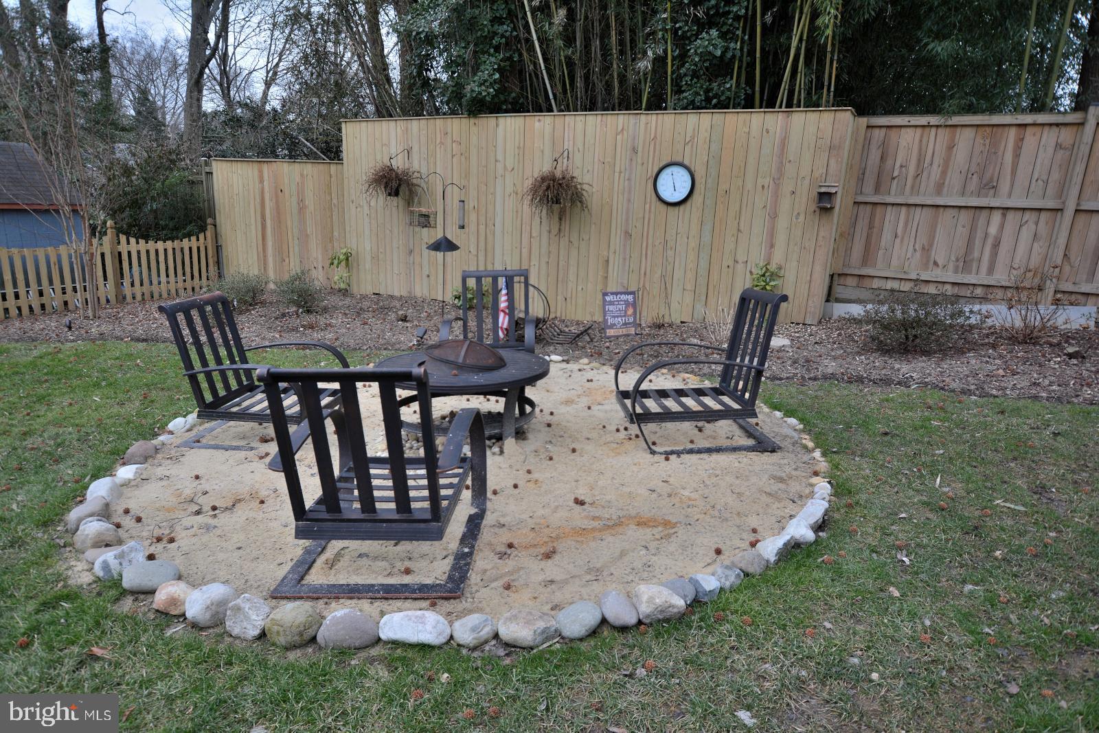 1129 Cameron Road Alexandria, VA 22308 - Photo 36 of 37 Furniture Conveys with Firepit