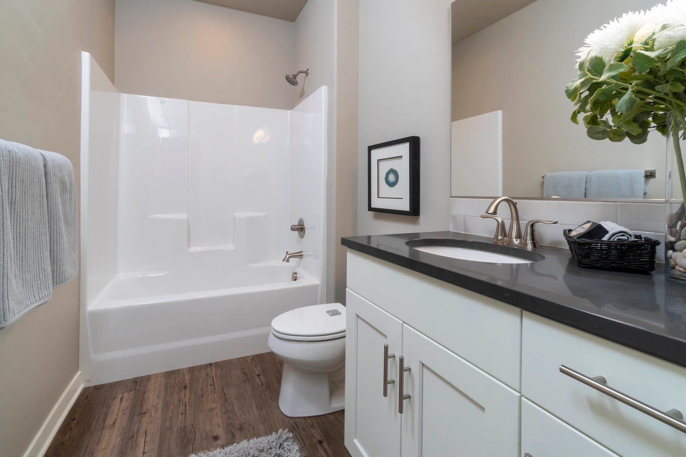 4582 Southwest 36th Street Redmond, OR 97756 - Photo 11 of 23 Guest bath off front guest room with private access. Similar property. Specs vary.