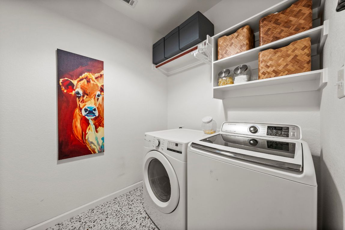 1912 Wildfire Leander, TX 78641 - Photo 28 of 40 a utility room with dryer and washer