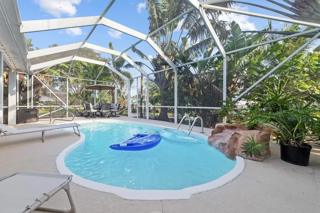 a view of a porch with furniture