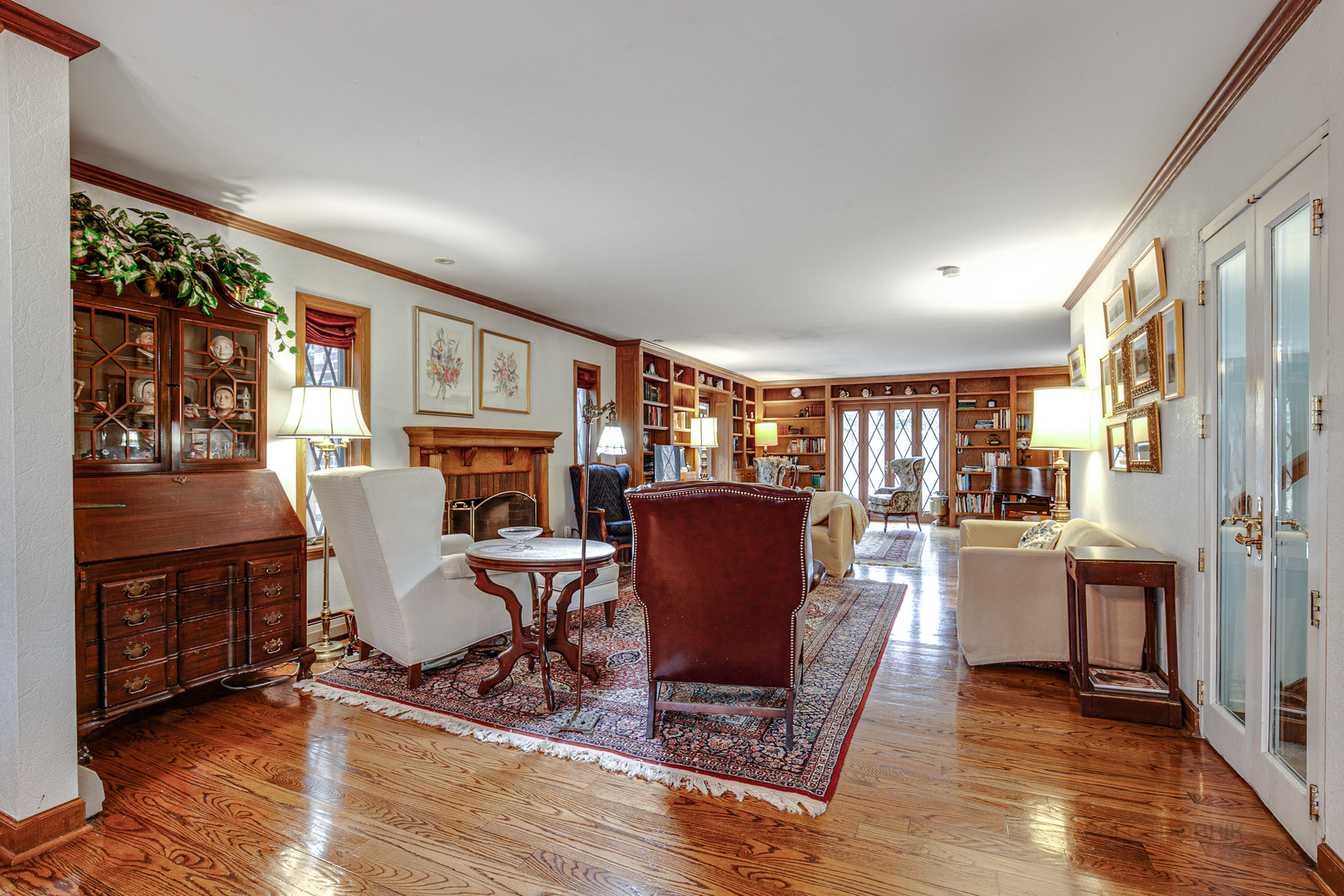 889 Willow Road Winnetka, IL 60093 - Photo 7 of 28 a view of a dining room with furniture window and wooden floor