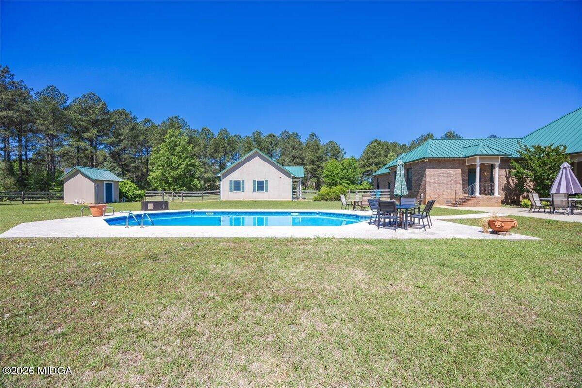 2415 Elko Road Elko, GA 31025 - Photo 48 of 57 a view of outdoor space yard and swimming pool